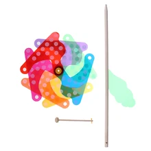 Детские игрушки красивые высококачественные 45 см деревянные садовые дворы вечерние ветряные мельницы ветер Спиннер орнамент украшения