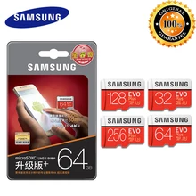 

Original SAMSUNG Micro SD Memory Card 16GB 32G 64G 128G 256G MicroSD Cards SDHC SDXC Max 95Ms EVO 32GB 64GB C10 TF Trans Flash