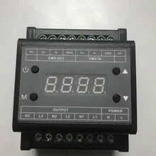 DMX302 DMX triac диммер СВЕТОДИОДНЫЙ регулятор яркости AC90-240V 50 Гц/60 Гц Высокое напряжение 3CH X 1A для светодиодной панели света