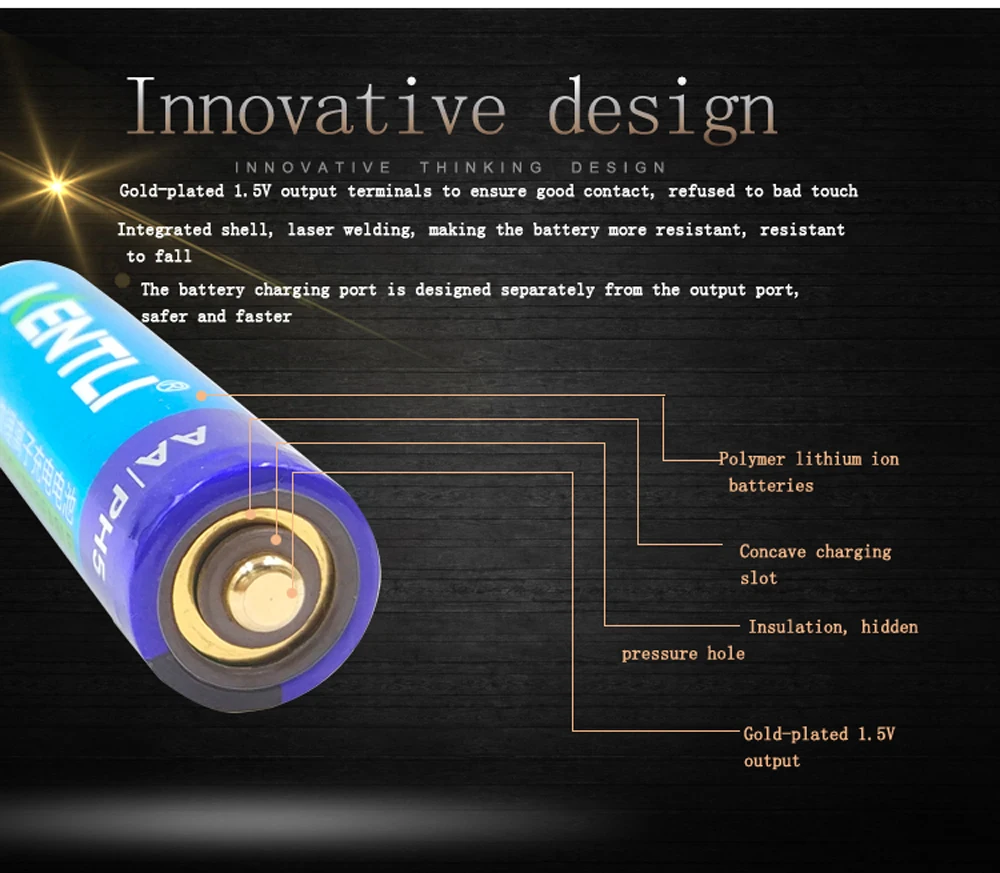 KENTLI 4 шт 1,5 v aa 3000 mwh литий-ионная литий-полимерная литиевая батарея+ 4 слота AA AAA литий-ионная умная зарядка