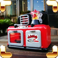 Рождественский подарок для малышей, миниатюрная кухня и дом, чистая игрушка, модель, электрические игрушки, мини-игра, симулятор, подарок для детей