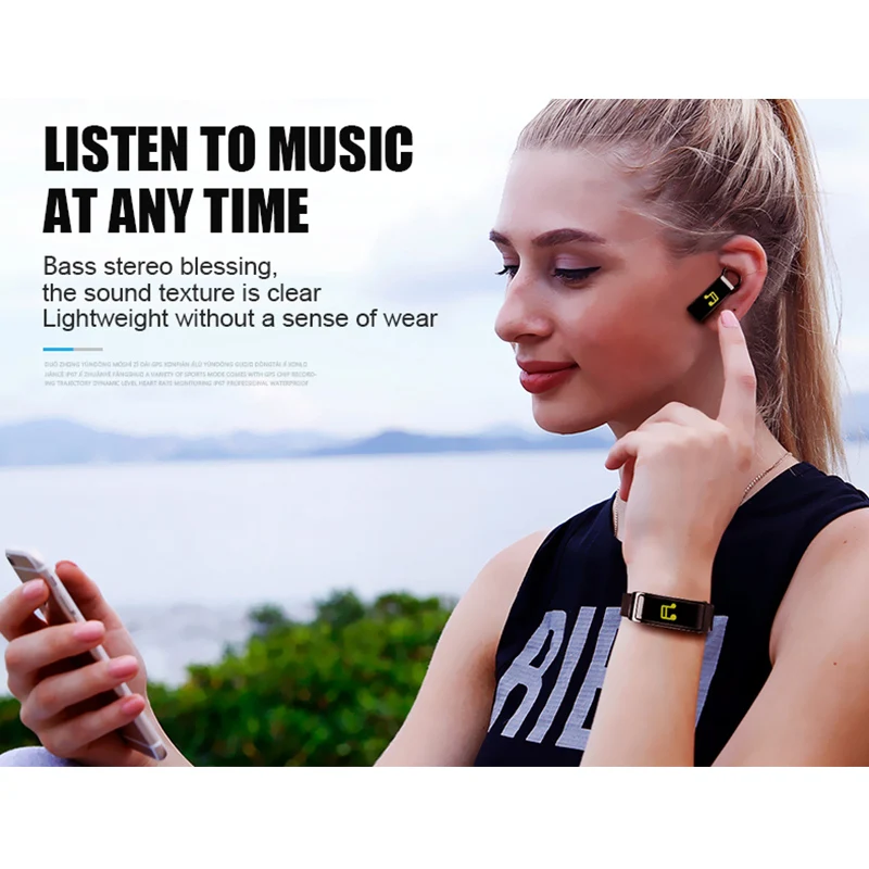 Bluetooth Y3 цветная гарнитура умный Браслет монитор сердечного ритма спортивные