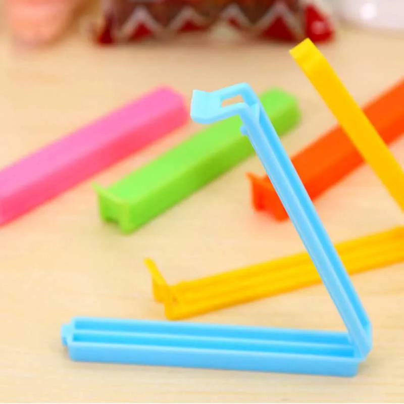 

5PCS Food Storage Seal Clamp Portable Large 11CM Long Snack Plastic Sealing Bag Clip Kitchen Tool Food Close Clip