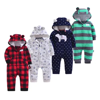 

Cartoon Romper Baby Girl 2018 New Arrival Autumn Winter Newborn Clothes Soft And Comfortable Fleece Infant Animal Costumes