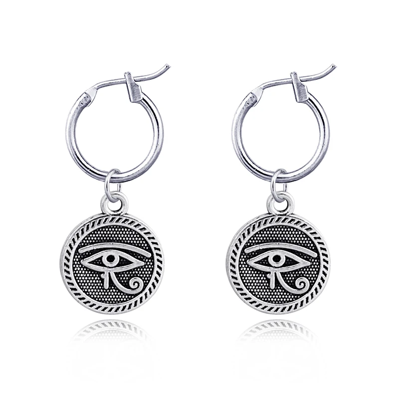 1Pair-Tribe-Endless-Circle-Eyes-Wolf-Hoop-Earrings-With-Pendant-Women-Jewelry-Vintage-Ethnic-Silver-Color (2)
