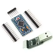 Pro Mini atmega328 5V 16M Arduino Compatible+CP2102 USB 2.0 to UART TTL module