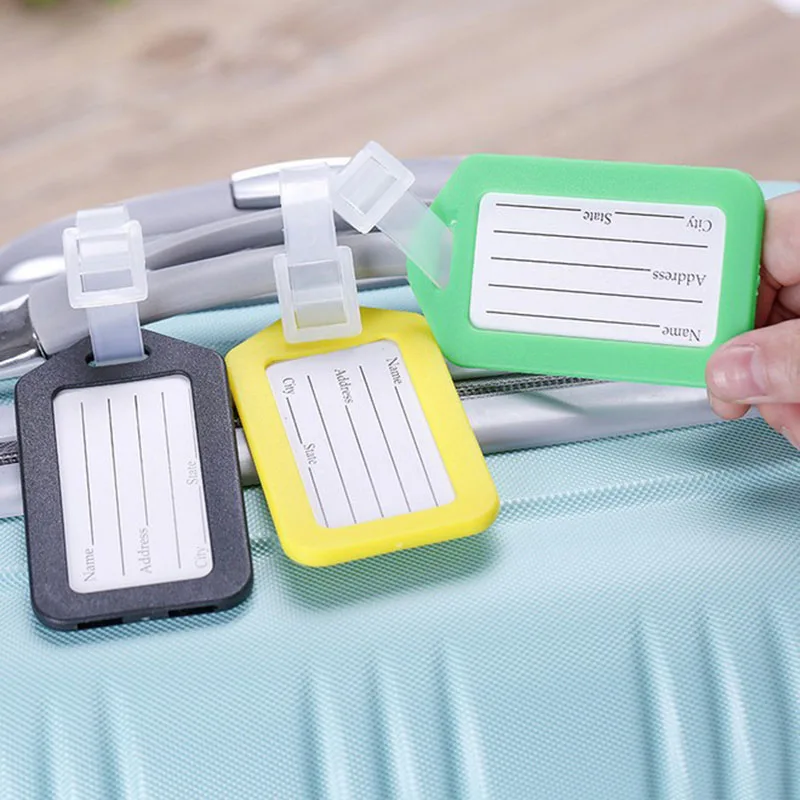 Buy Classic Plastic Luggage Tag Travel Suitcase