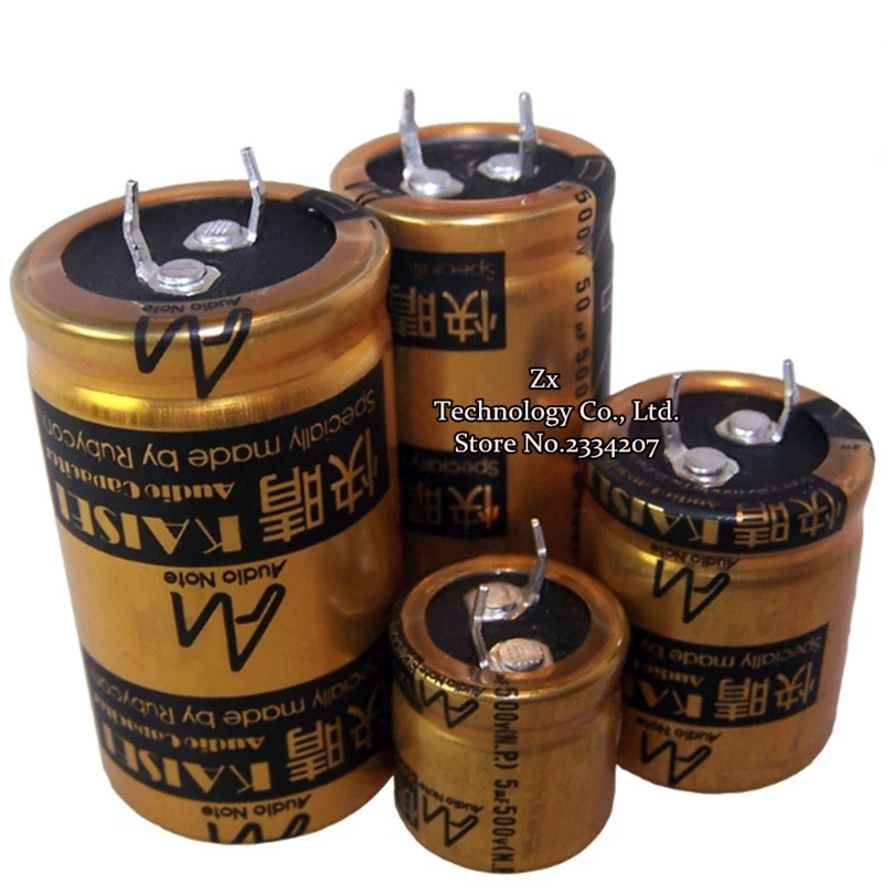 

Original Audio Note 5uF 500v polar KAISEI Audio Quality High Voltage Electrolytic Capacitors