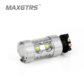 

1Pair 50W CREE Chip Canbus PW24W LED Projector DRL Daytime Running Light White Turn Signal Bulb For VW Golf MK7 Golf7 Golf VII