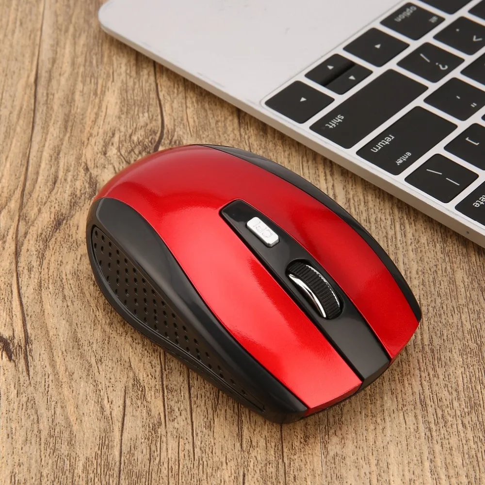 

2.4GHz Wireless Gaming Mouse Intelligent Mouse Optical Rolling Gamer 6 Keys Mice USB Receiver for PC Laptop Desktop Computer