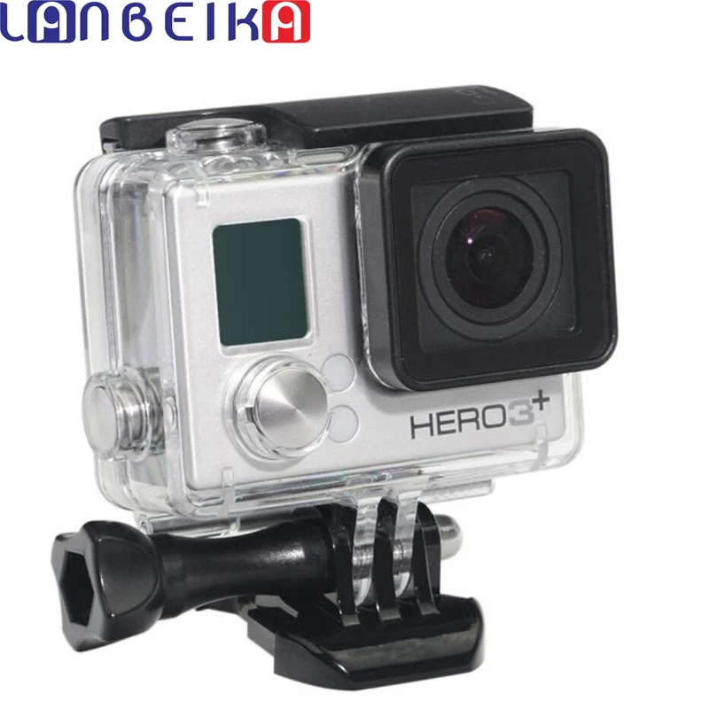 LANBEIKA для Gopro Hero 4 3+ Водонепроницаемый корпус Чехол стандартный 40 м подводный водонепроницаемый защитный чехол для Gopro Hero4 Hero3