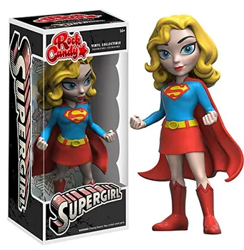 

Official Funko Rock Candy: Supergirl 5'' Vinyl Action Figure Collectible Model Toy with Original box
