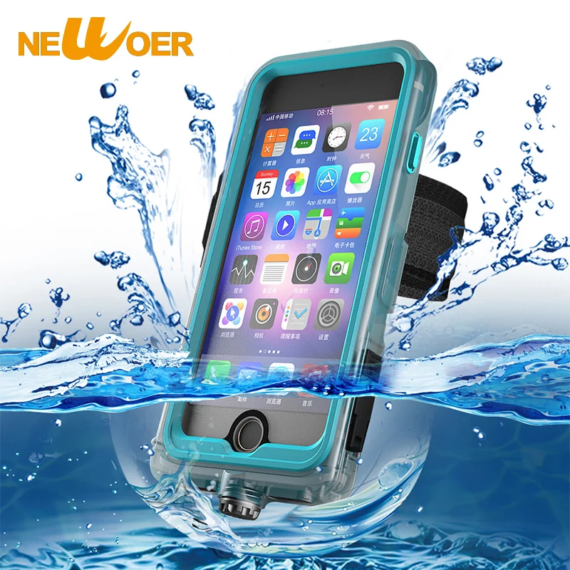 Newoer Waterproof Case For iPhone 7 7G Cover Arm Band
