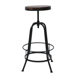 4 шт.. Промышленный барный стул винтаж паб стулья для кафе вращающийся круглый стул универсальные металлические стулья регулируемая высота