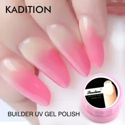 KADITION UV Gel Расширение Цветной 5 г для ногтей конструтор УФ LAK Builder DIY Книги по искусству Советы УФ гель лак для ногтей маникюр Гель Лаки