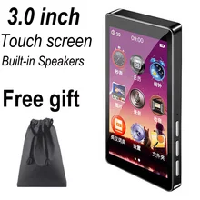 Металлический MP4-плеер 3,0 дюймов, цветной сенсорный экран, ультратонкий музыкальный плеер RUIZU 8 ГБ, MP3, видеоплеер, встроенный динамик с FM электронной книгой