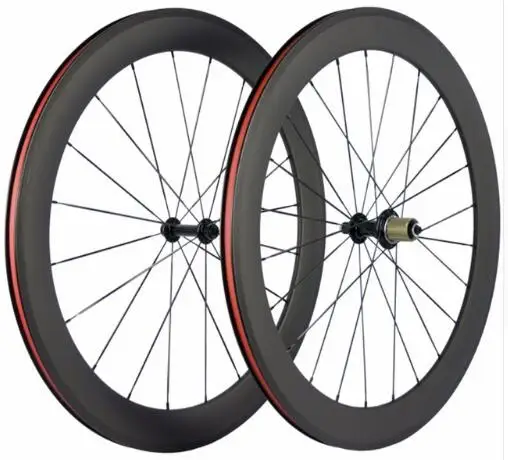Discount SuperTeam Carbon wheel 700C Road Bicycle wheelset  38/50/60/88mm 8