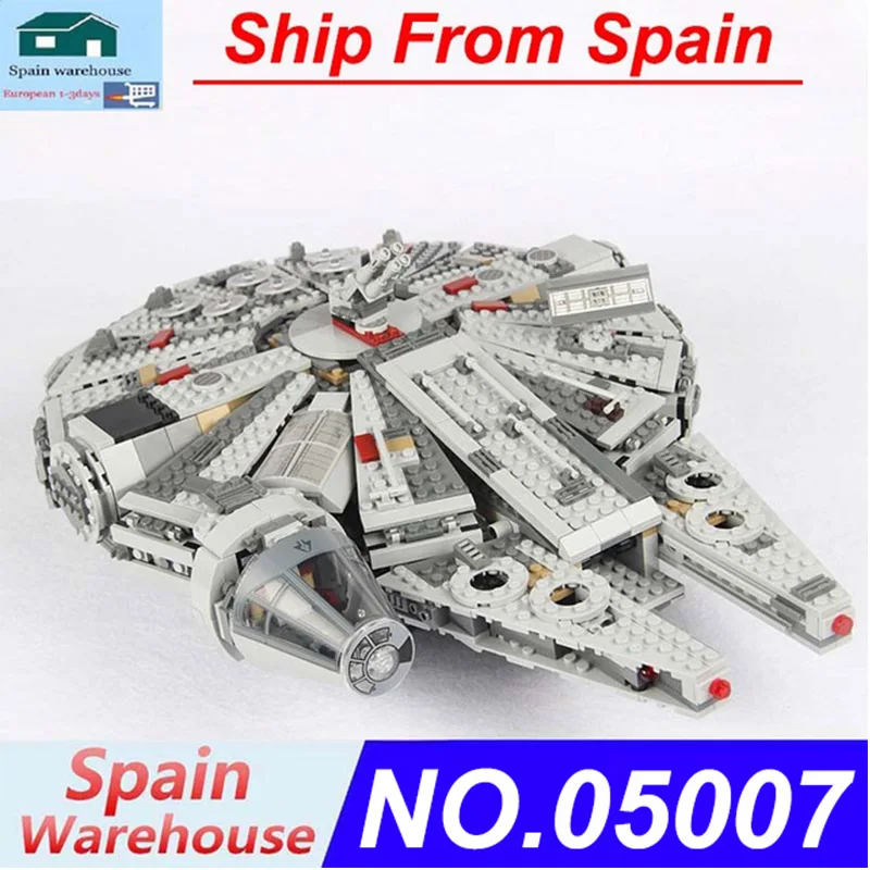 

05007 05028 05027 Millennium Falcon Super Star Destroyer Building Blocks Star Wars 10021 10030 79211 Toys Gift Bricks