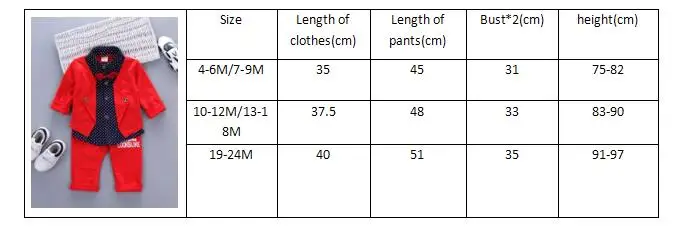 Лидер продаж, комплекты для маленьких мальчиков красная рубашка в клетку с длинными рукавами+ штаны, комплект из 2 предметов комплект одежды с галстуком-бабочкой для малышей весна