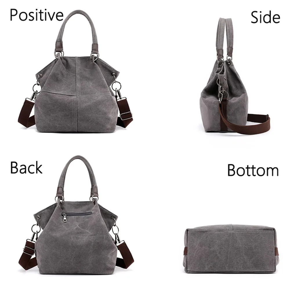 Milue Womens Casual Shoulder Canvas Bag Travel Shopping Handbags Tote Crossbody Bags Yellow