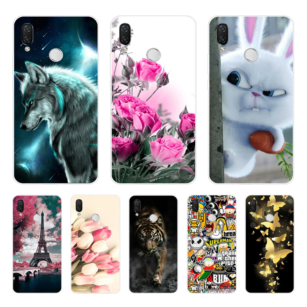 

silicone case for huawei Nova 3 3i 3e case soft TPU Back phone cover for Nova3 nova3i INE-LX2 INE-LX9 funda cover Coque bumper