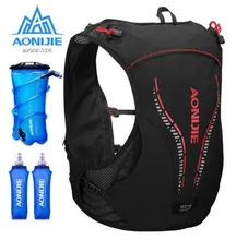 AONIJIE 5L Backpack Hydration Breathable Lightweight Vest Harness Water Bladder Camping Hiking Running Marathon Race