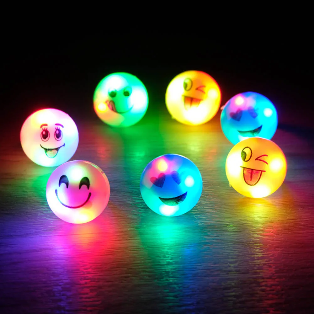 

Color Pattern Random!!! 5pcs Finger Light Shiny Neon Stick Finger LED Ring Luminous Toy Glow Dance Toy Shining Rings