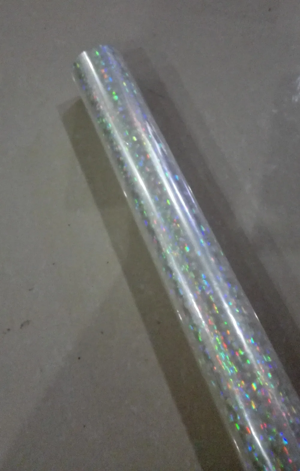 Transparent Shattered Glass Holographic Foil Fusing Rolls, DIY Hologram  Foil Paper