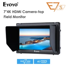 E7S " дюймов 1920x1200 ips HD ЖК-дисплей Peaking камера видеомонитор дисплей 4 к HDMI вход Loop-out для Canon Nikon DSLR BMPCC 5DIV
