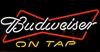 Custom Budweiser On Tap Neon Light Sign Beer Bar