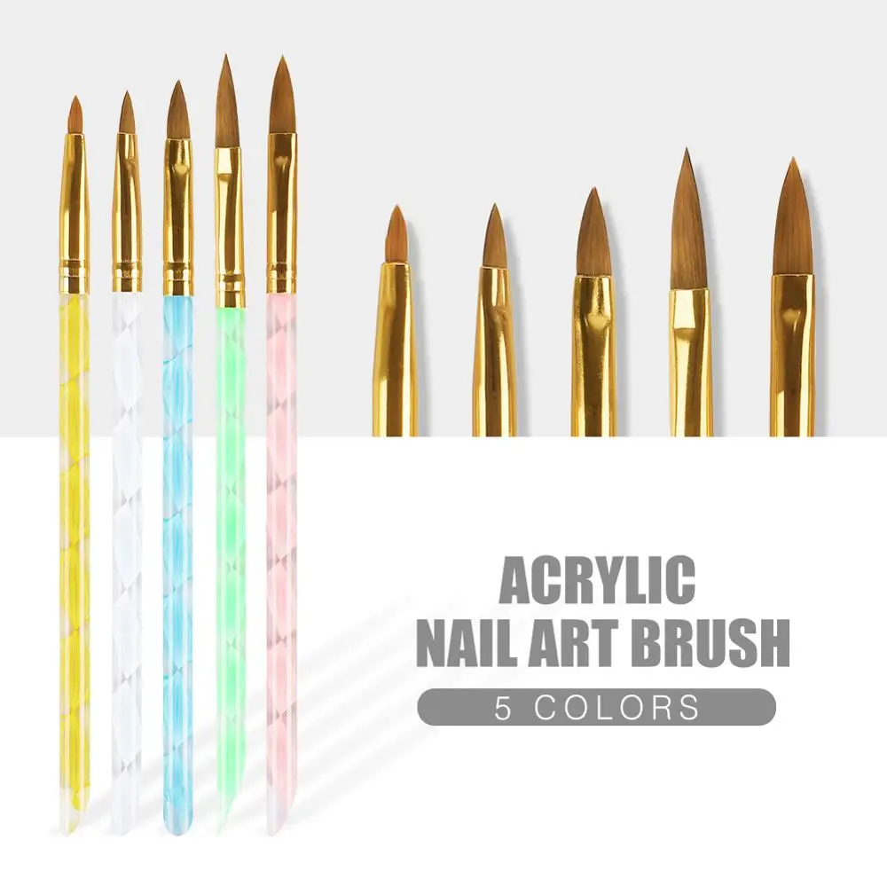 

Nail Brush Pen UV Gel Nail Polish Nail Art Tools Brushes Set Painting Drawing Pen Manicure Dotting Pen Varnish For Decoration