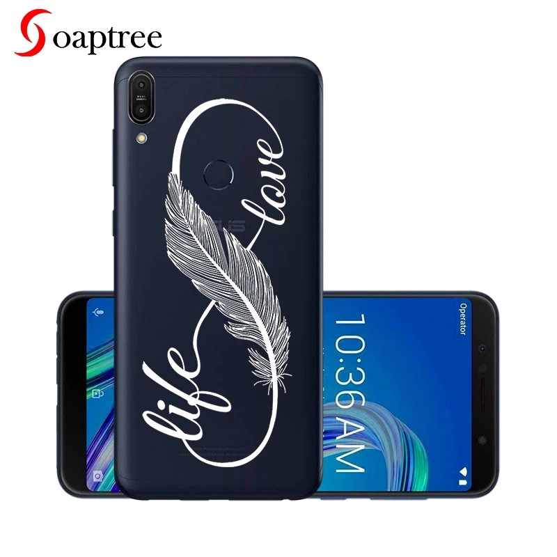 

5.99" Silicon Phone Cases For ASUS Zenfone Max Pro M1 ZB602KL Case Clear Soft TPU Cover For ASUS Zenfone Max Pro M1 ZB601KL Case