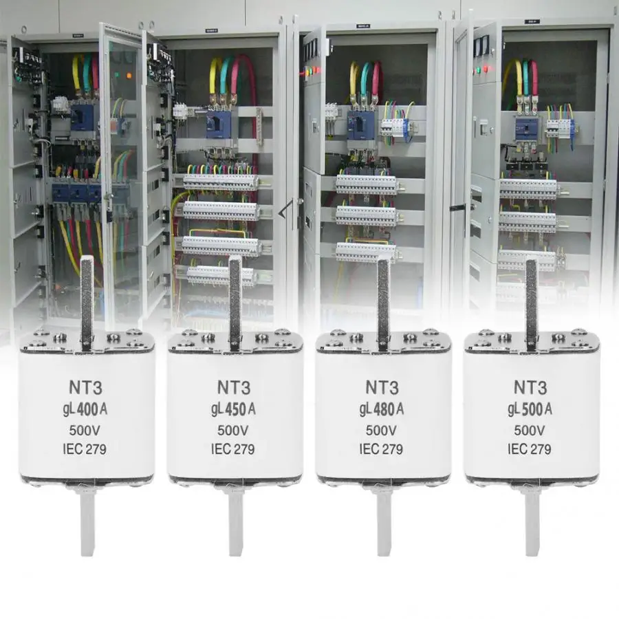 NT3/RT16-3 500 V лезвие контакт керамический предохранитель для электрического оборудования защита безопасности