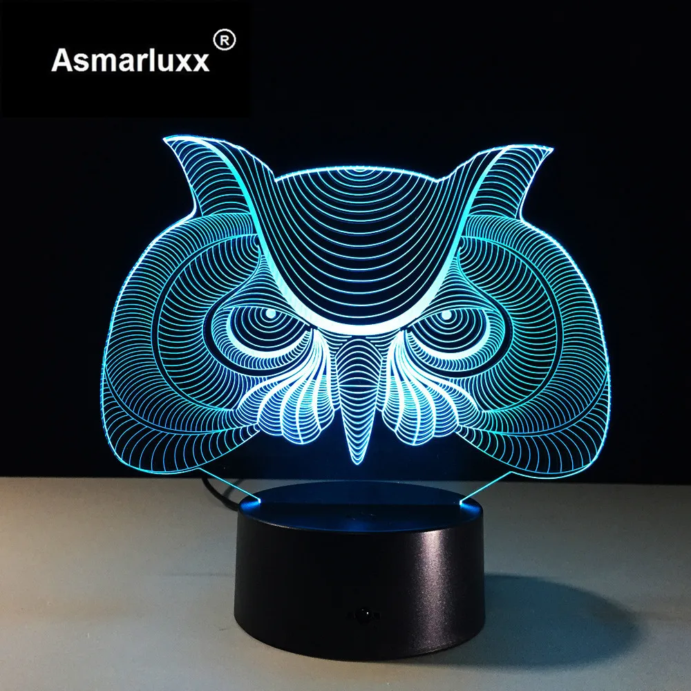 Asmarluxx 3d led lamp9105