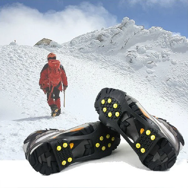 Over Shoe Studded Snow Grips Ice Grips Anti Slip Snow Shoes Crampons Cleats 