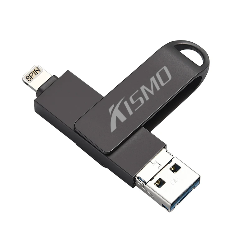 Kismo флэш-накопитель USB OTG USB3.0 У диска мини ручка привода для iPhone X 8 7 6 Plus 5S ipad мини Air samsung A3 A5 A7 2016 S6 S7