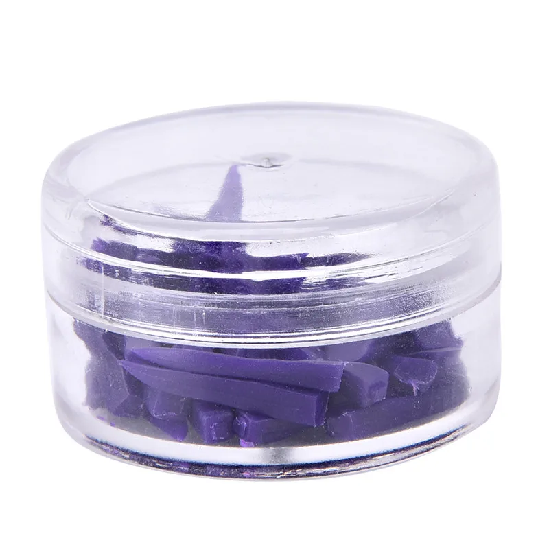 1 коробка одноразовые медицинские стоматологические клинья пластиковые стоматологические клинья стоматологический уход за зубами стоматологический инструмент Одноразовый стоматологический инструмент - Цвет: Purple L 50pcs