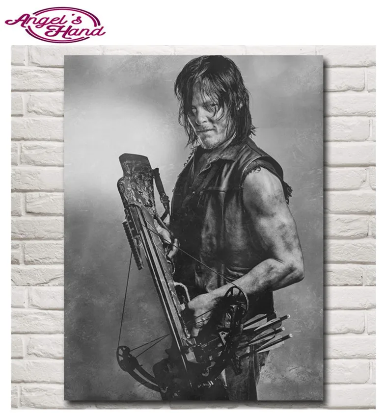 

diy 5D Diamond Painting Cross Stitch The Walking Dead round/Square Drill Arts Diamond Embroidery Rhinestones Painting beadwork