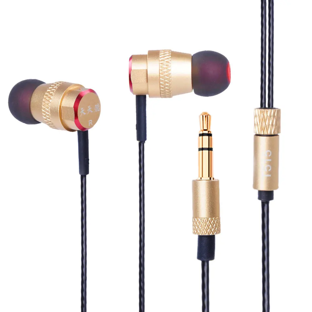 New Hot TIN Audio T515 In Ear Earphone Double Dynamic Drive HIFI Earphone Bass DJ Metal