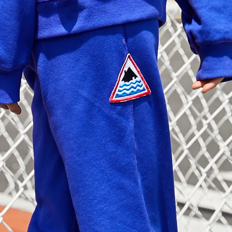 UNIFREE 2018 Korean pure color waist loose simple decals long style casual temperament casual trousers UDY183P023 Pants