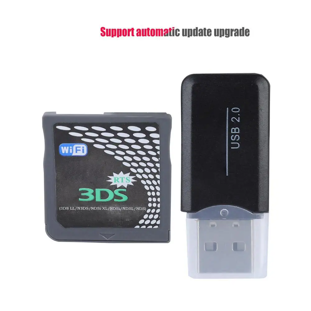 Высокое качество RTS 3DS NDS мини картридж карта для игры USB Авто обновление черный