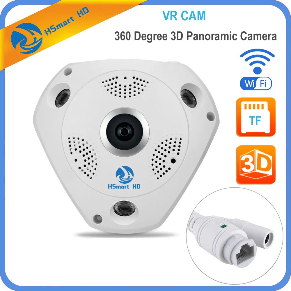 imágenes para HSmart HD 1280*960 de 360 Grados Panorámica de ojo de Pez Cámara Inalámbrica 3D VR Panorama HD IP Cámara de Interior P2P Cámara de Seguridad WiFi cámara imágenes para HSmart HD 1280*960 de 360 Grados Panorámica de ojo de Pez Cámara Inalámbrica 3D VR Panorama HD IP Cámara de Interior P2P Cámara de Seguridad WiFi cámara