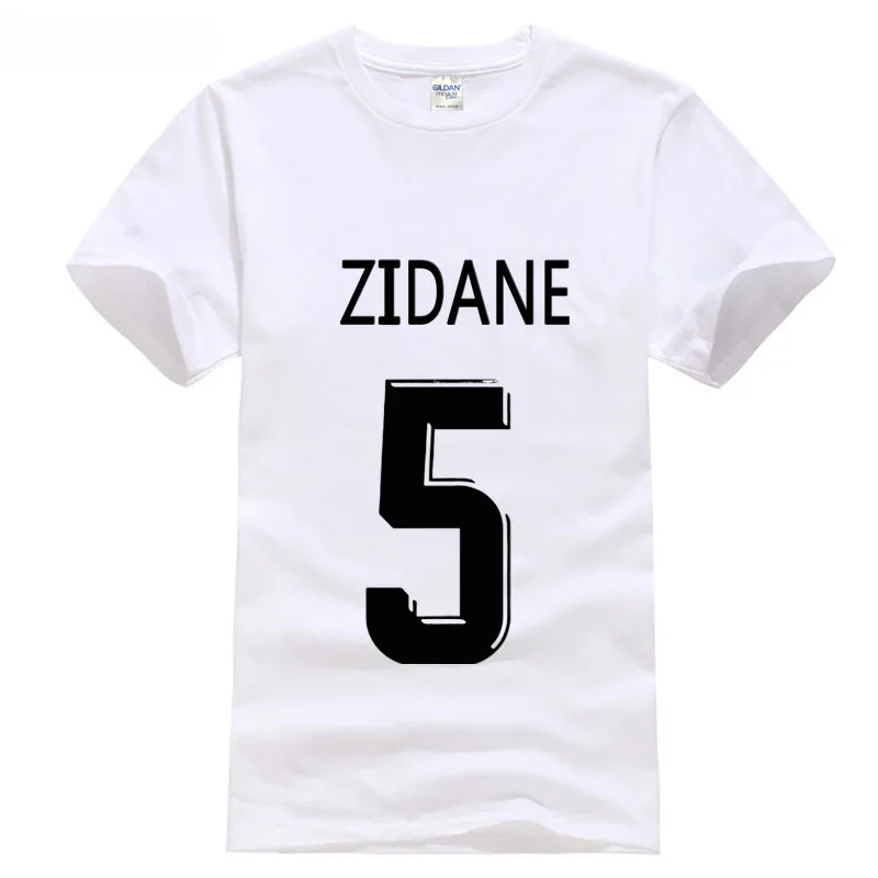 

2018 madrid city the hero man zidane footballer golden boot Mr soccersing legend player NO.9 5 mens pride darkt-shirt white bla