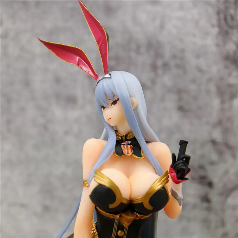32 см Ques Q Valkyria Chronicles Selvaria Bles Bunny SPY Ver. ПВХ фигурка Аниме Сексуальная женская фигура