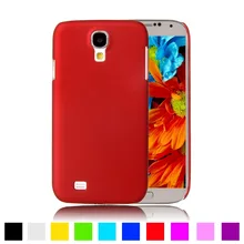 For SAMSUNG S4 Case Fashion Matte Hard Plastic Coque For SAMSUNG GALAXY S4 Case SIV I9500 Back Cover 5.0 Protective Phone Cases protective bumper frame for samsung galaxy s4 i9500 deep pink transparent