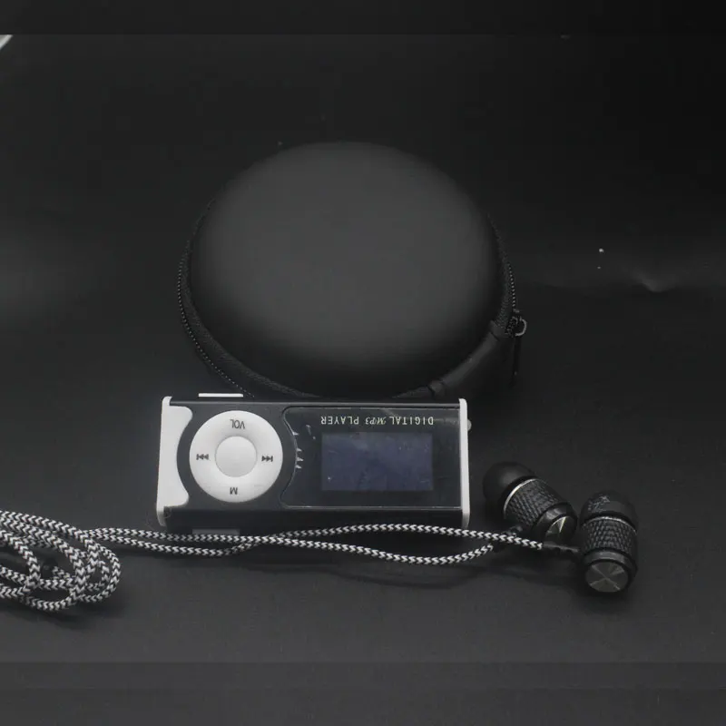 Подарок мин MP3 музыкальный плеер 6 цветов с MP3 наушниками и usb слотом