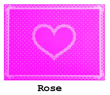 1 шт. Силиконовый складной дизайн ногтей коврик для стола в милый горошек кружево моющиеся красота средства ухода за мотоциклом салон - Цвет: Rose