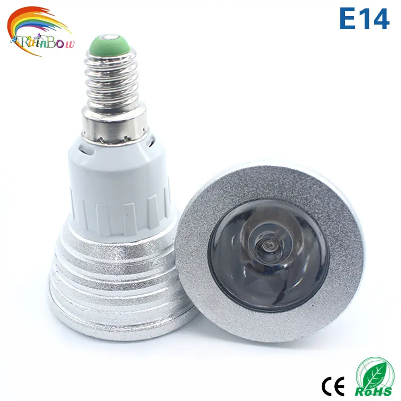 Светодиодный RGB светильник по самой низкой цене E27 E14 GU10 GU5.3 85 265 в светодиодный