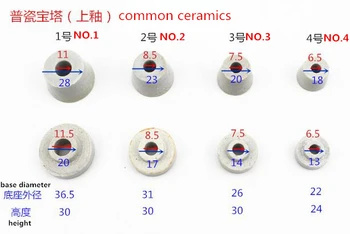 

Common ceramic ID8.5 mm/High temperature resistant Pyramid-shaped porcelain tube /ceramic gasket /insulation porcela