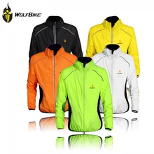 WOLFBIKE Ciclismo Jersey chaqueta hombre Chaqueta de Los Hombres de Ciclo de la Bici Ropa ciclismo ropa Viento chaqueta de la Capa reflectante deporte jerseys